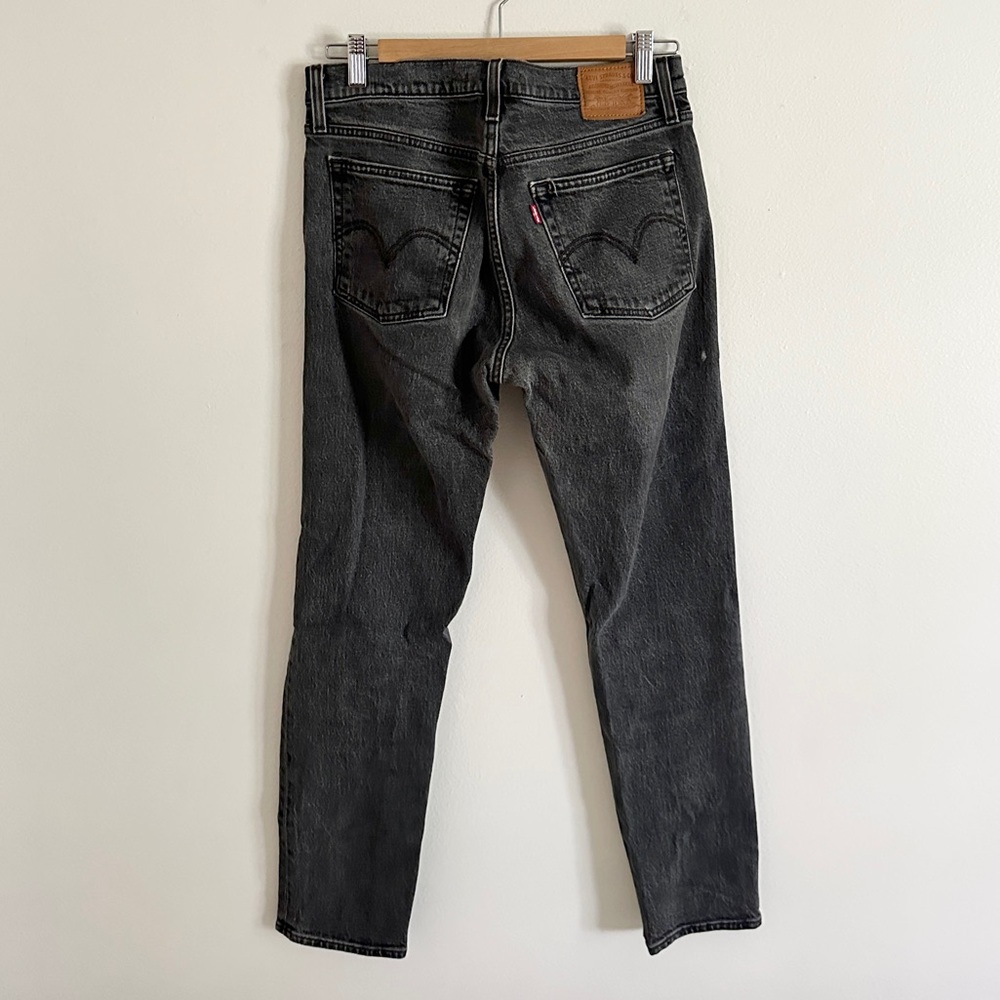Levi’s Wedgie Straight Leg Jean Black